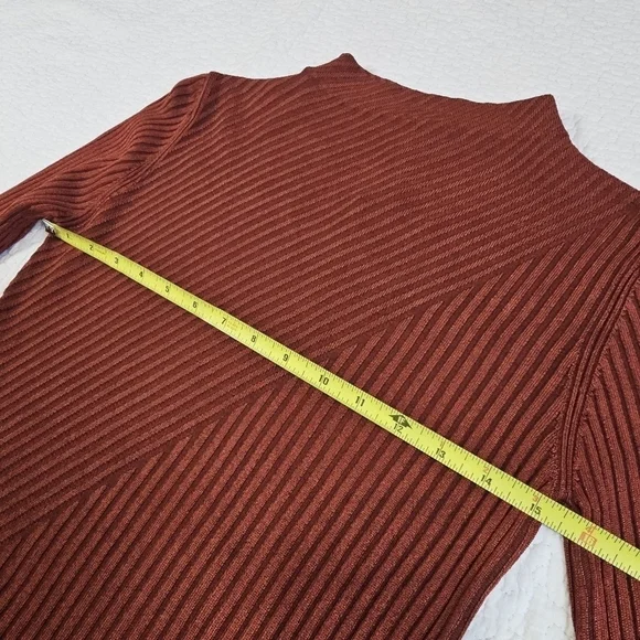 NWT TOPSHOP Asymmetrical Ribbed Sweater - Picture 10 of 15